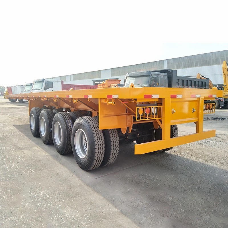 四轴 45 英尺平板式半挂车